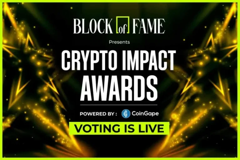 Voting for the CoinGape Crypto Impact Awards 2025 is live